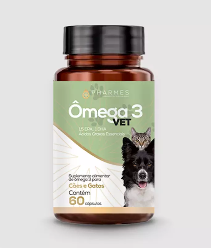 &Ocirc;mega Vet Pharmes - 60 C&aacute;psulas