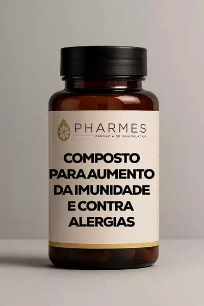 Composto para aumento de imunidade e contra alergias - 60 C&aacute;psulas