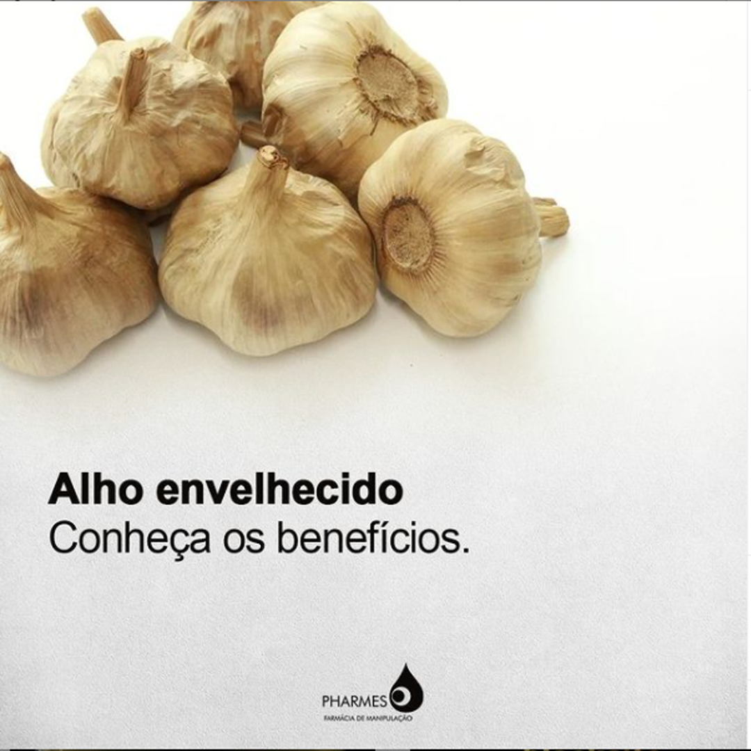 Benef&iacute;cios do alho envelhecido